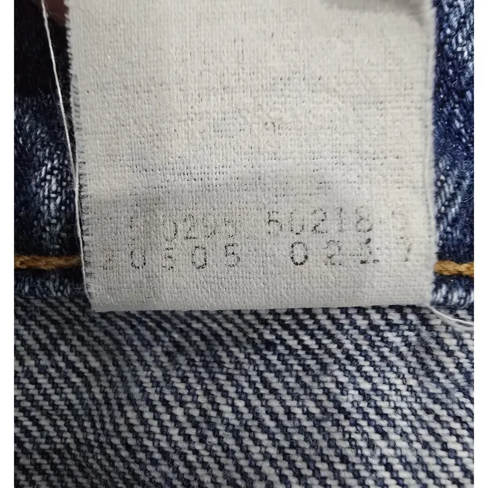Vintage 1995 Levi's 505 Orange Tab Jeans Made In USA Men's 40x30 Straight Leg